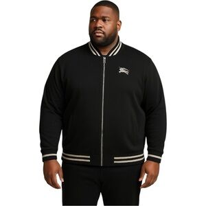 Vintage Burberry 4XL Bar City Bomber Jacket Made in Italy Rare Menswear